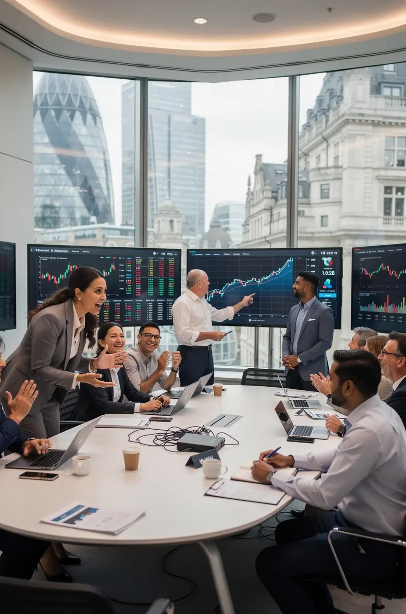 Professional team collaboration